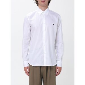 Brooksfield Men Button-Down Collar Casual Shirt Brooksfield In Oxford Cotton